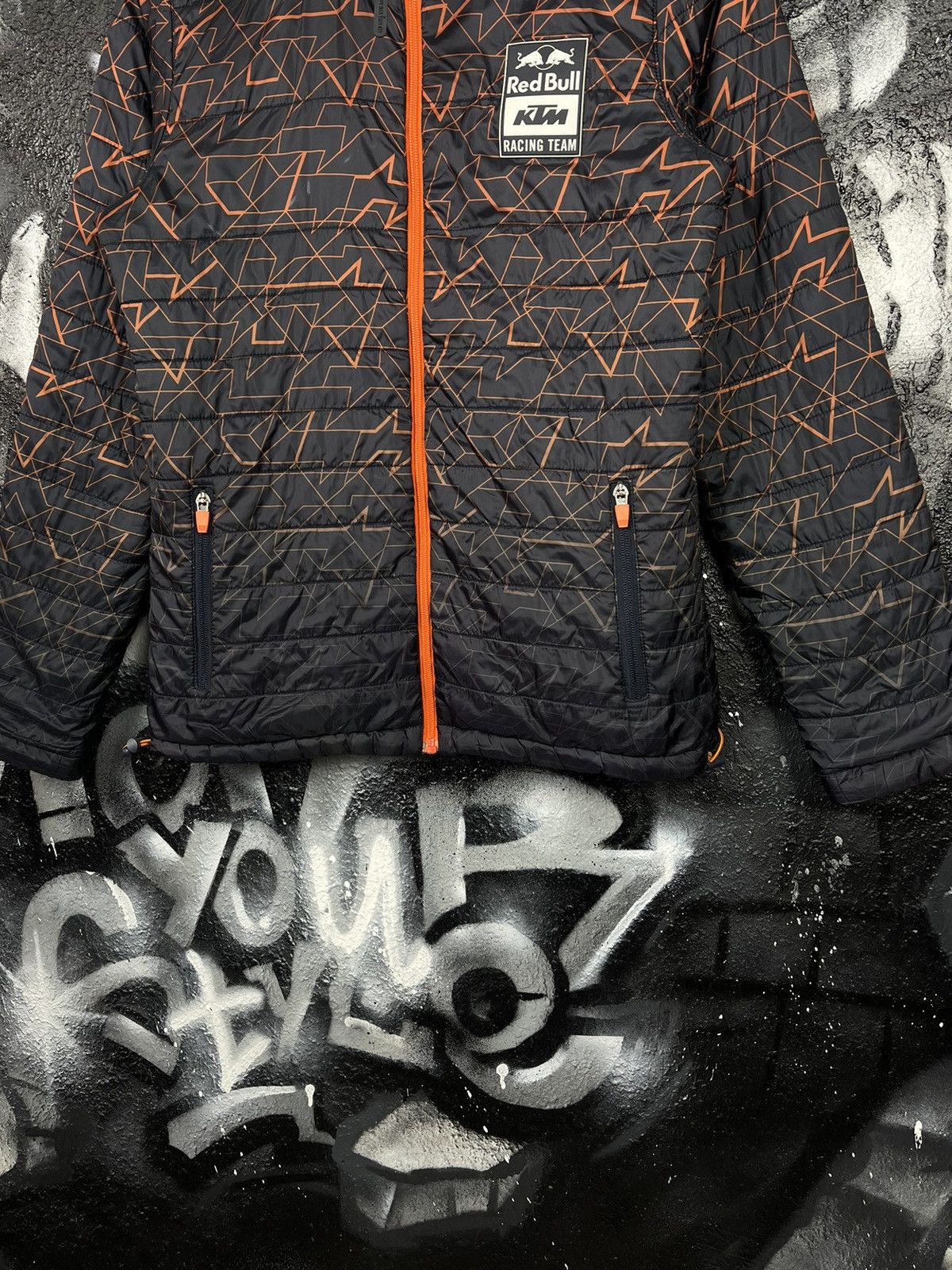 Red Bull × Vintage Red Bull KTM Racing Team Reversible Puffer Jacket Size M Size M / US 6-8 / IT 42-44 - 4 Thumbnail