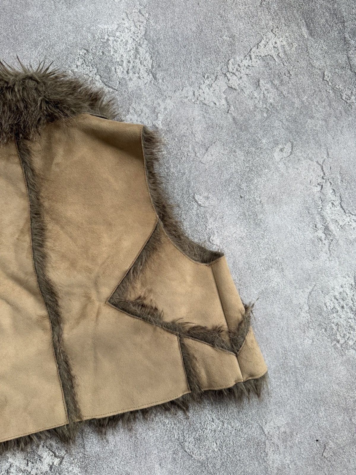 Hysteric Glamour Retro Vest Faux Fur sleeveless jacket if six was nine Y2K Size XL / US 12-14 / IT 48-50 - 11 Thumbnail