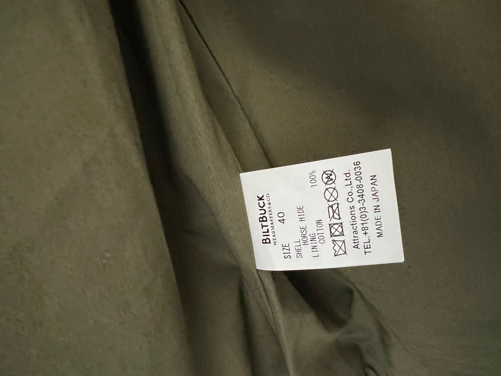 ATTRACTIONS Horsehide A-1 Zip Jacket Size US M / EU 48-50 / 2 - 4 Thumbnail