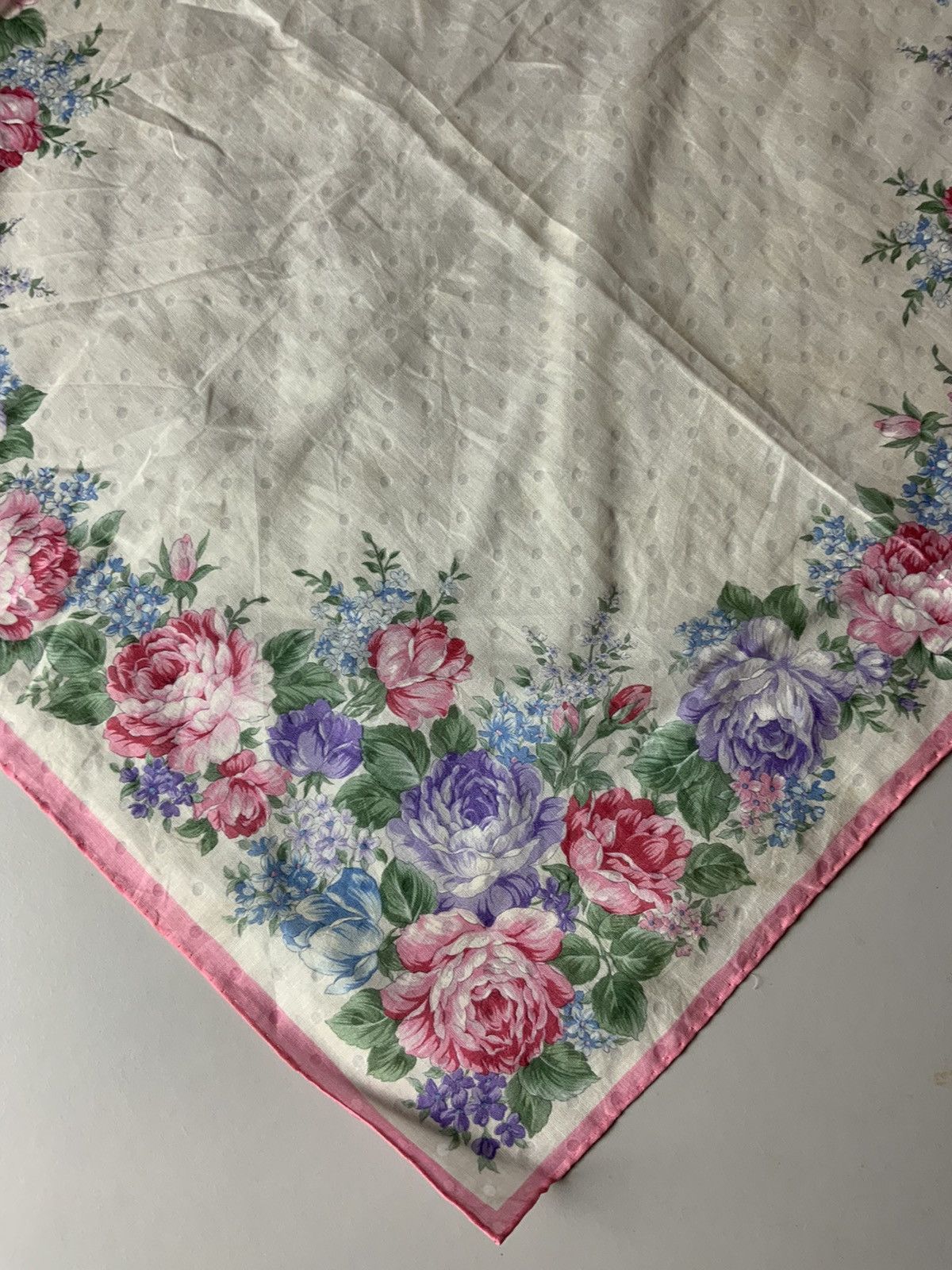 Yves Saint Laurent YSL Yves Saint Laurent Flower Vintage Bandana Handkerchief Size ONE SIZE - 7 Thumbnail
