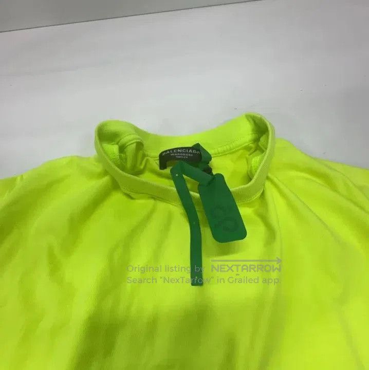 Balenciaga Balenciaga SS22 Neon Logo Print T. Size US M / EU 48-50 / 2 - 2 Thumbnail