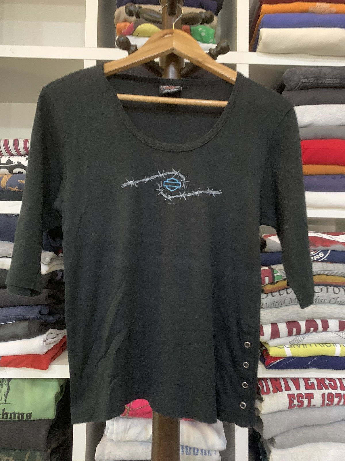 Harley Davidson × Vintage Vintage Harley Davidson Motor Cycles Size M / US 6-8 / IT 42-44 - 2 Thumbnail