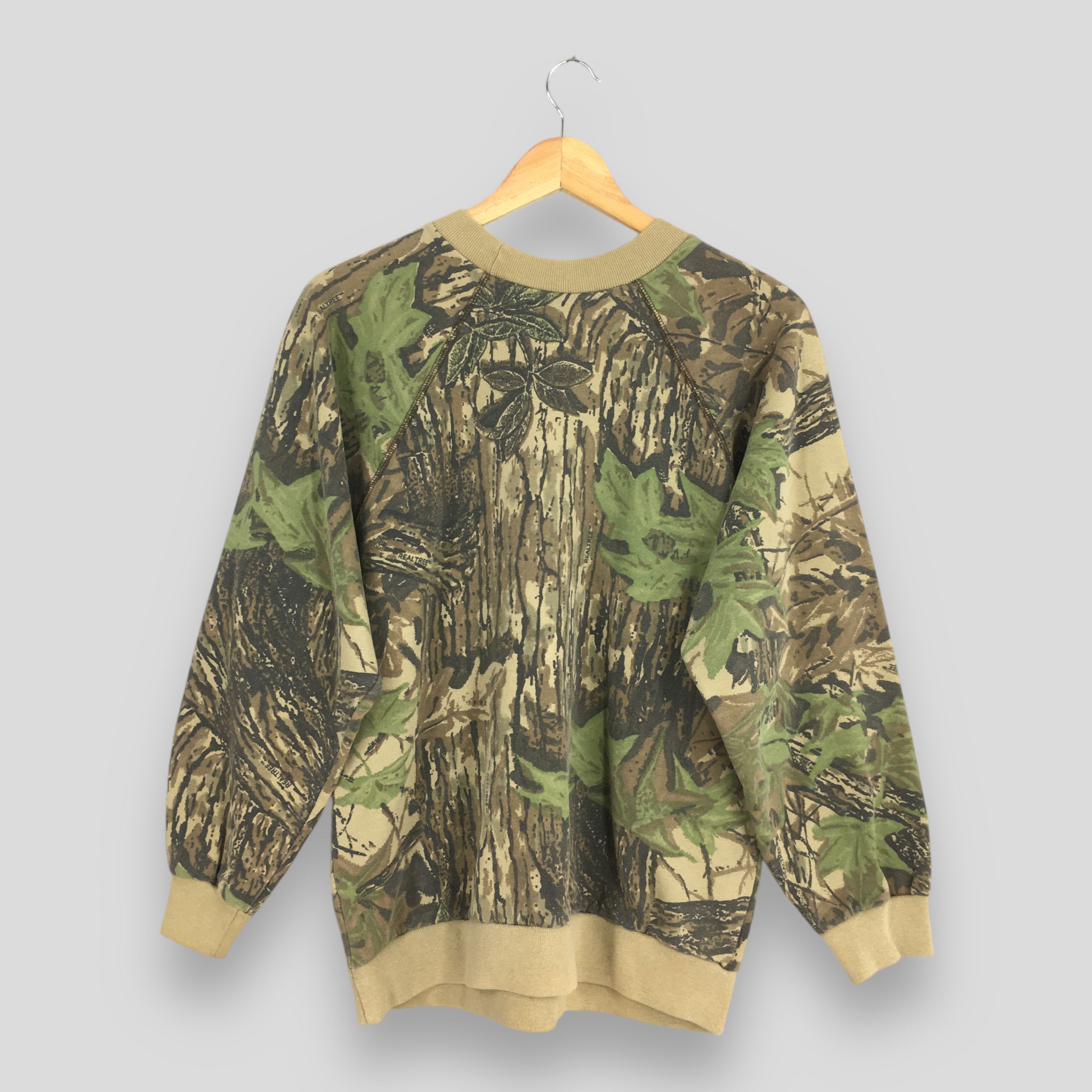 Mossy Oaks Vintage 90s Liberty Usa Camo Real Tree Sweatshirt Large Size US L / EU 52-54 / 3 - 7 Thumbnail