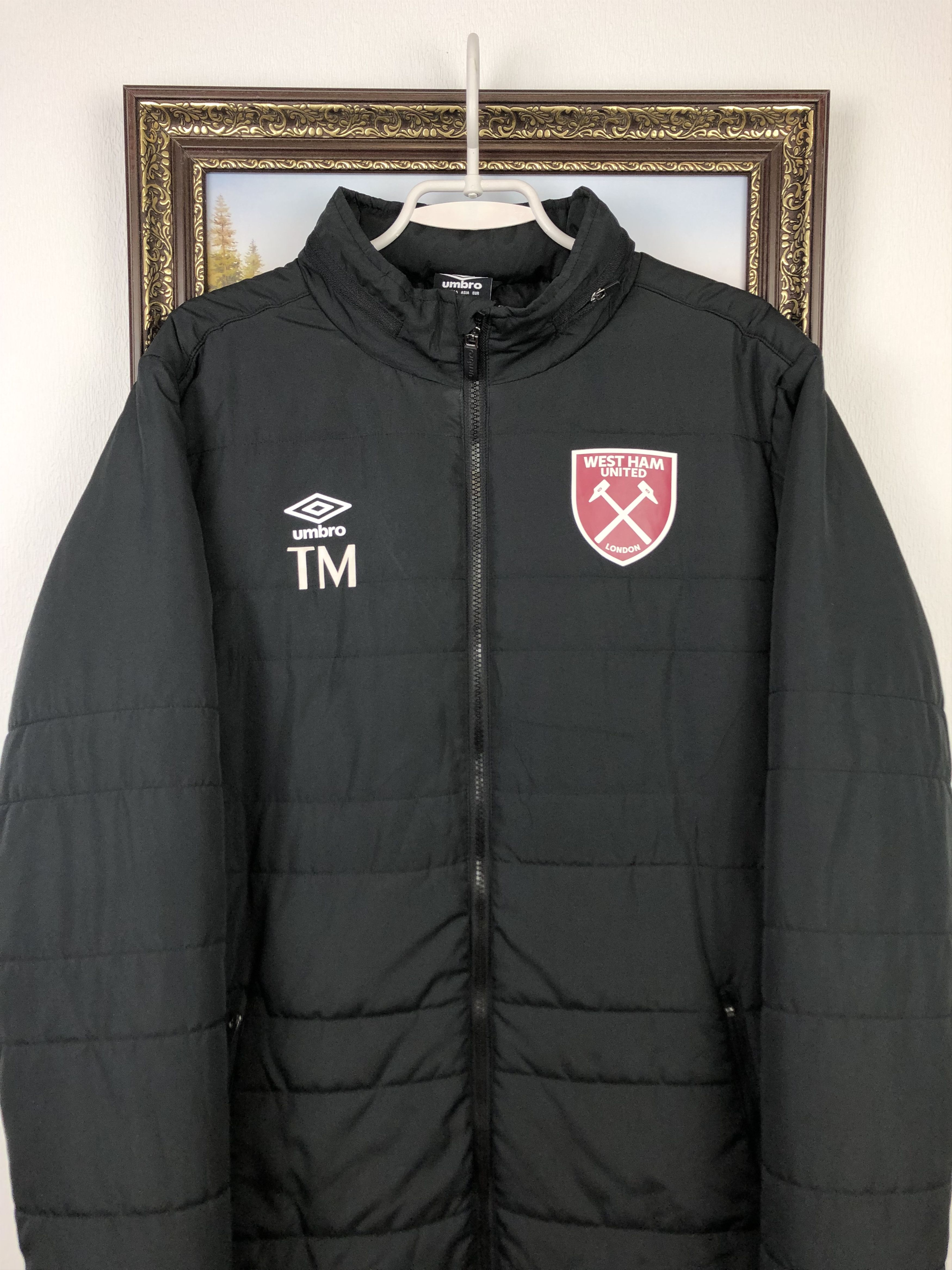 Umbro Umbro West Ham United Warm Puffer Jacket Soccer Bomber Size US L / EU 52-54 / 3 - 2 Thumbnail