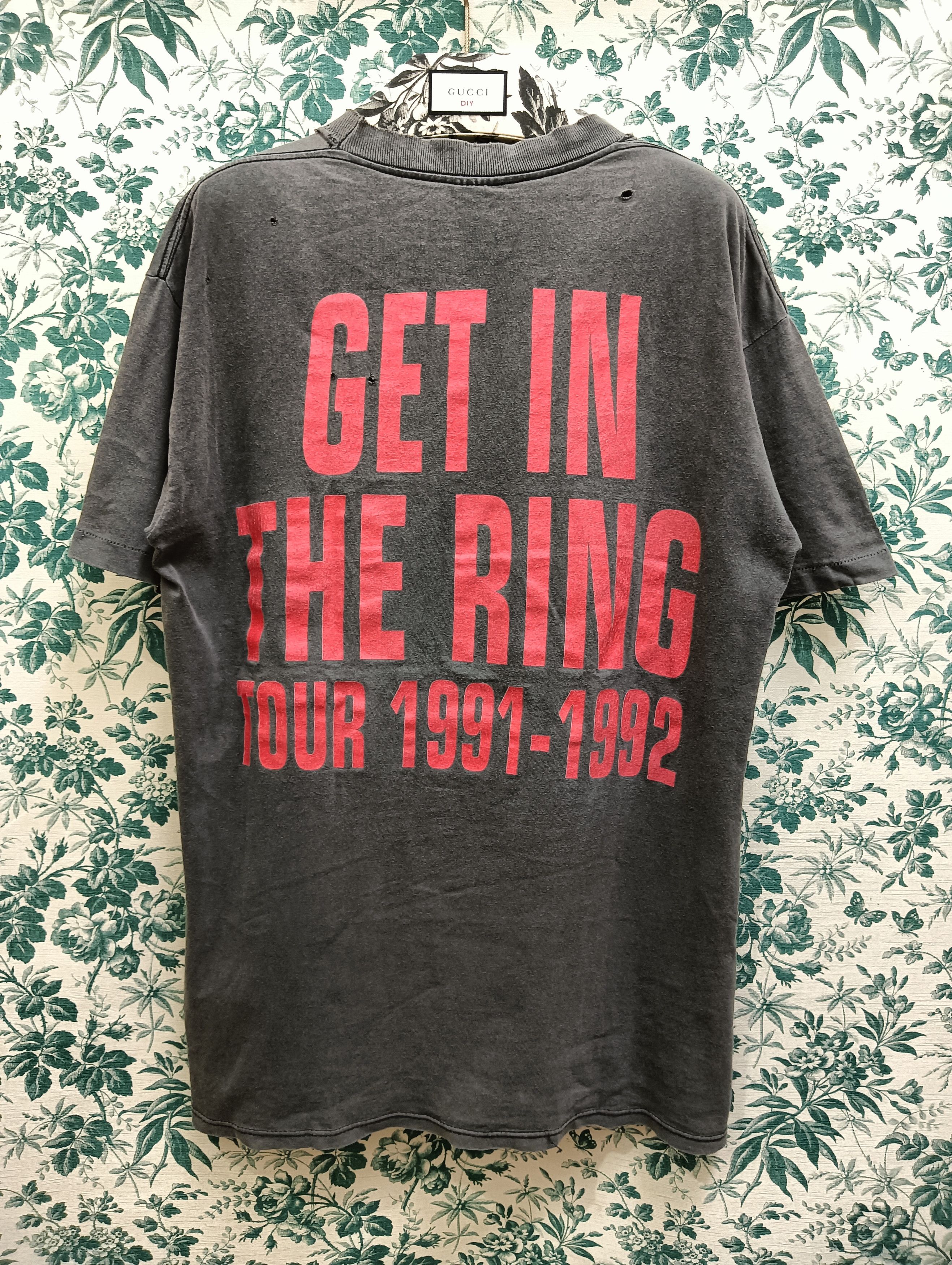 Brockum × Guns N' Roses × Vintage 1991 Guns N Roses Get in the Ring Tour Tee Size US M / EU 48-50 / 2 - 2 Thumbnail