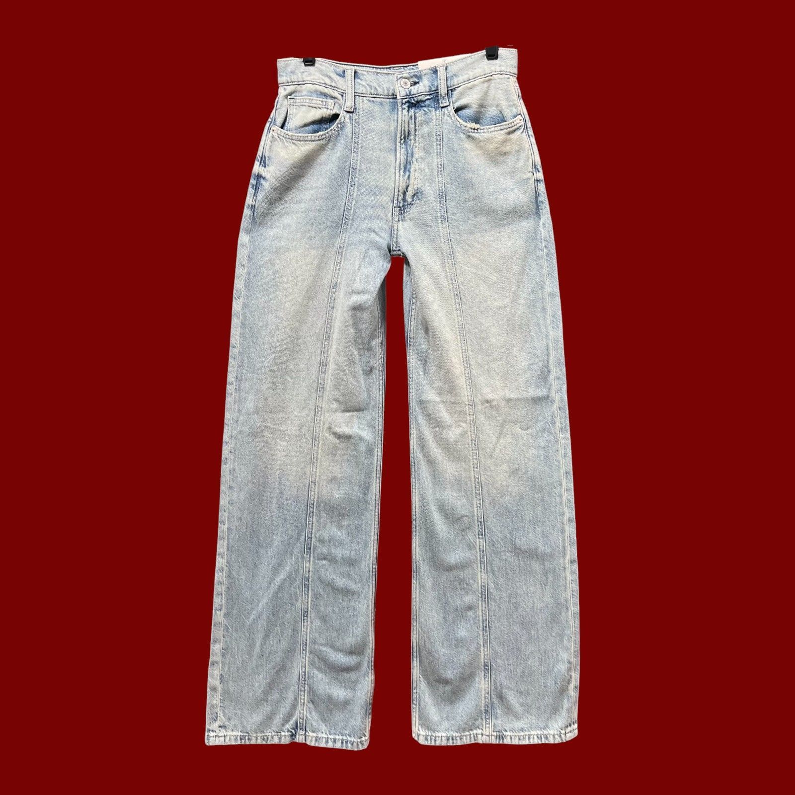 Other Arizona - Juniors Women High-Rise Relaxed Through Hip & Thig Size 30" / US 8 / IT 44 - 3 Thumbnail