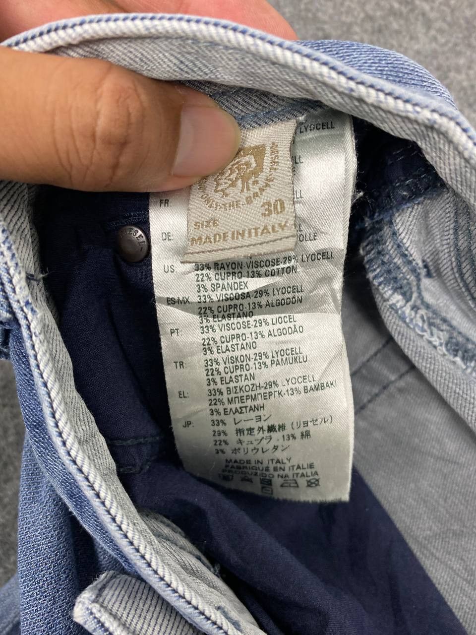 Diesel diesel dna stretch distressed denim nice design Size US 33 - 16 Thumbnail