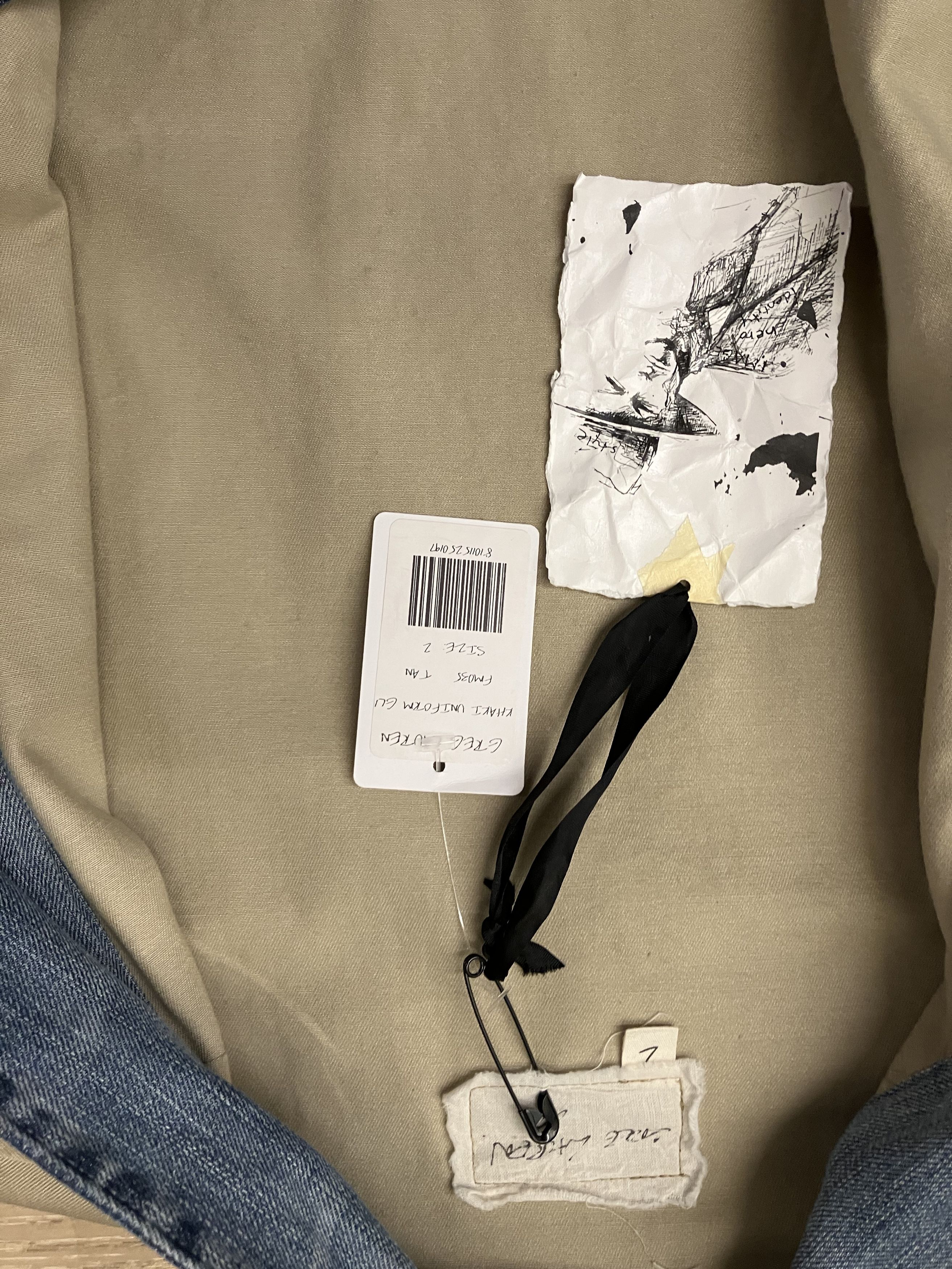 Greg Lauren $2700 NWT Greg Lauren Khaki Uniform GL1 US-Medium (Size 2) Size US M / EU 48-50 / 2 - 5 Thumbnail