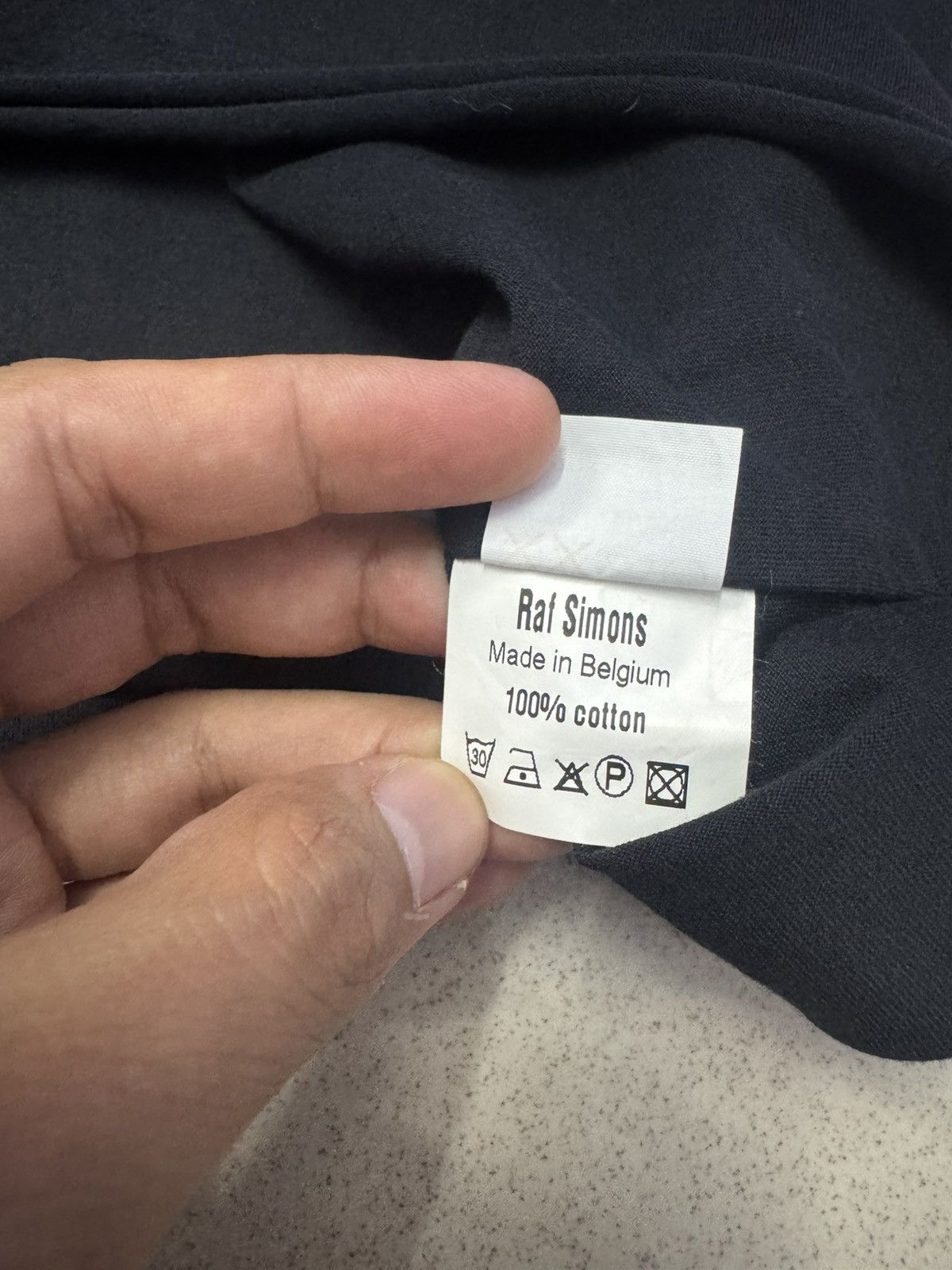 Raf Simons RAF SIMONS SS2003 CONSUMED WHITE BLACK ASPHALT SHIRT Size US M / EU 48-50 / 2 - 10 Thumbnail