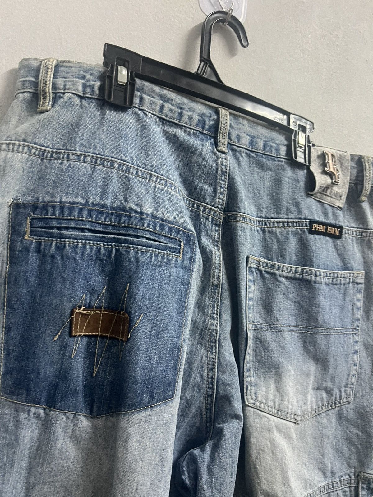 Phat Farm × Vintage PHAT FARM Vintage Cargo Carpenter Denim Size US 34 / EU 50 - 6 Thumbnail