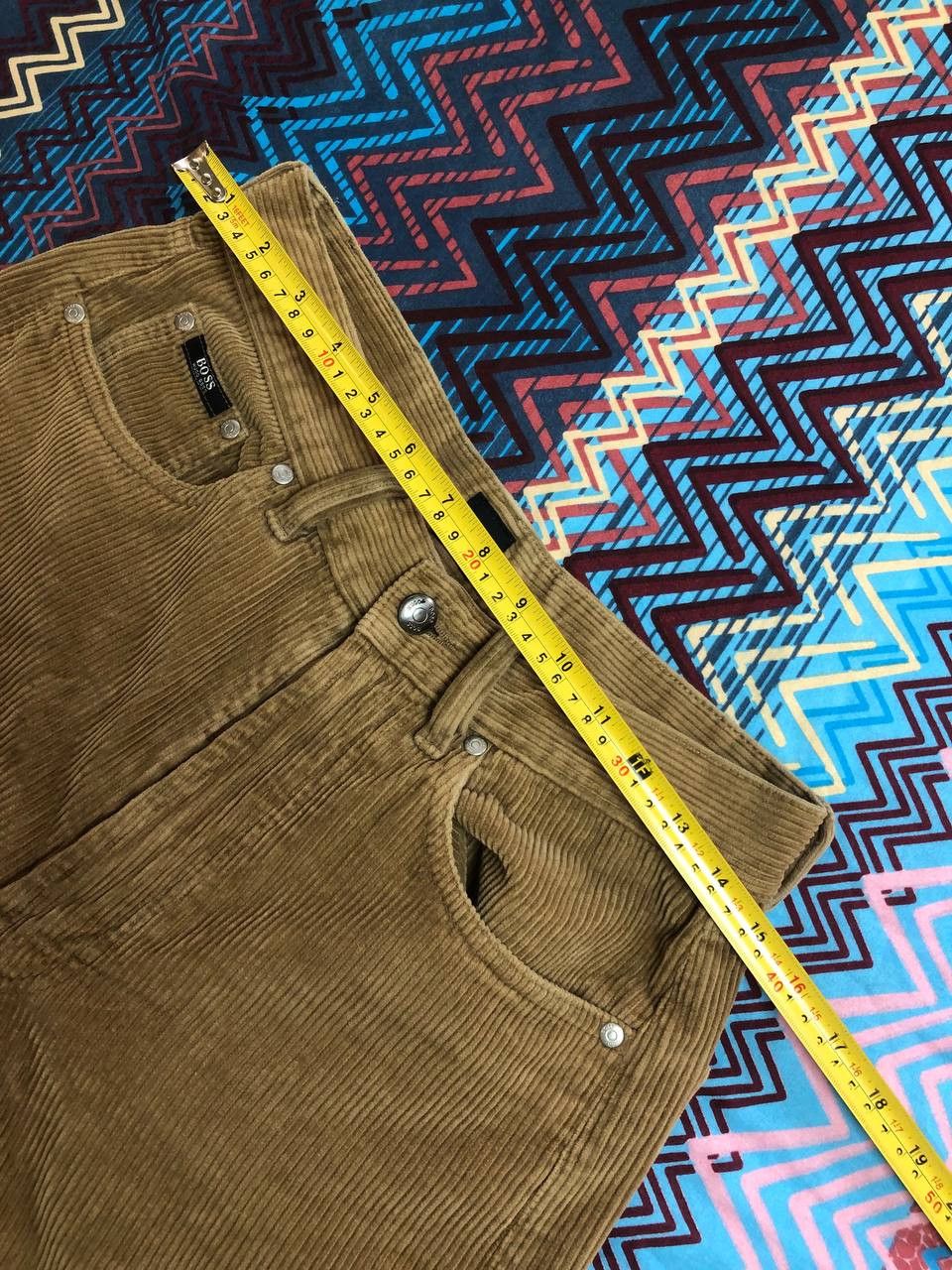 Hugo Boss × Vintage Vintage Hugo Boss Jeans Velvet Chino Pants Size US 32 / EU 48 - 8 Thumbnail