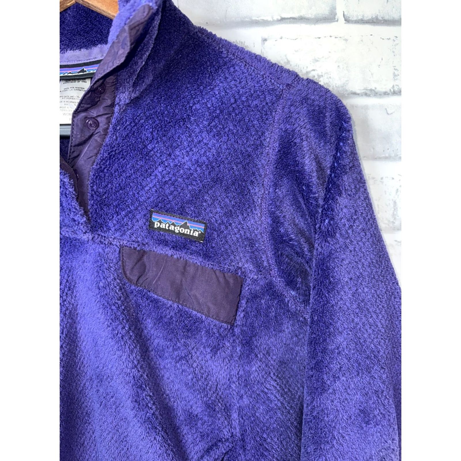 Patagonia VTG Patagonia Fleece Pullover Sweatshirt Sweater Purple XS Women’s T-Snap Size XS / US 0-2 / IT 36-38 - 3 Thumbnail
