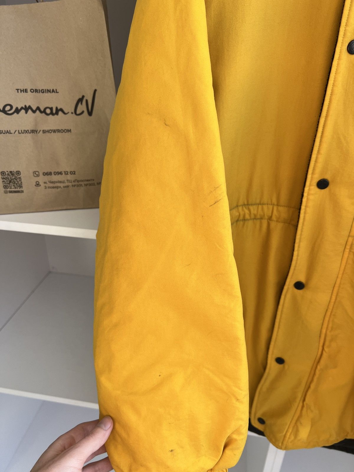 Polo Ralph Lauren × Vintage Vintage Polo Ralph Lauren Parka Mens Yellow Coat Cotton Size US XL / EU 56 / 4 - 7 Thumbnail