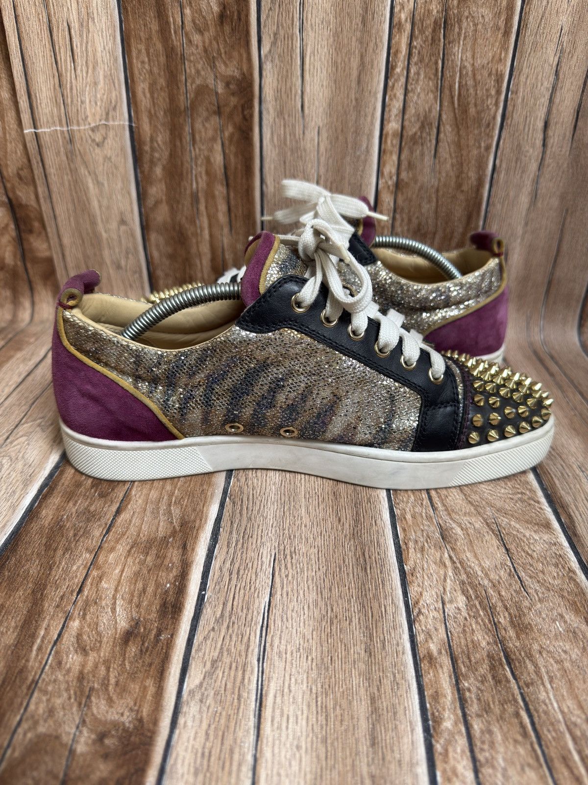 Christian Louboutin Glitters Louis junior spike trainers Size US 7.5 / EU 40-41 - 11 Thumbnail
