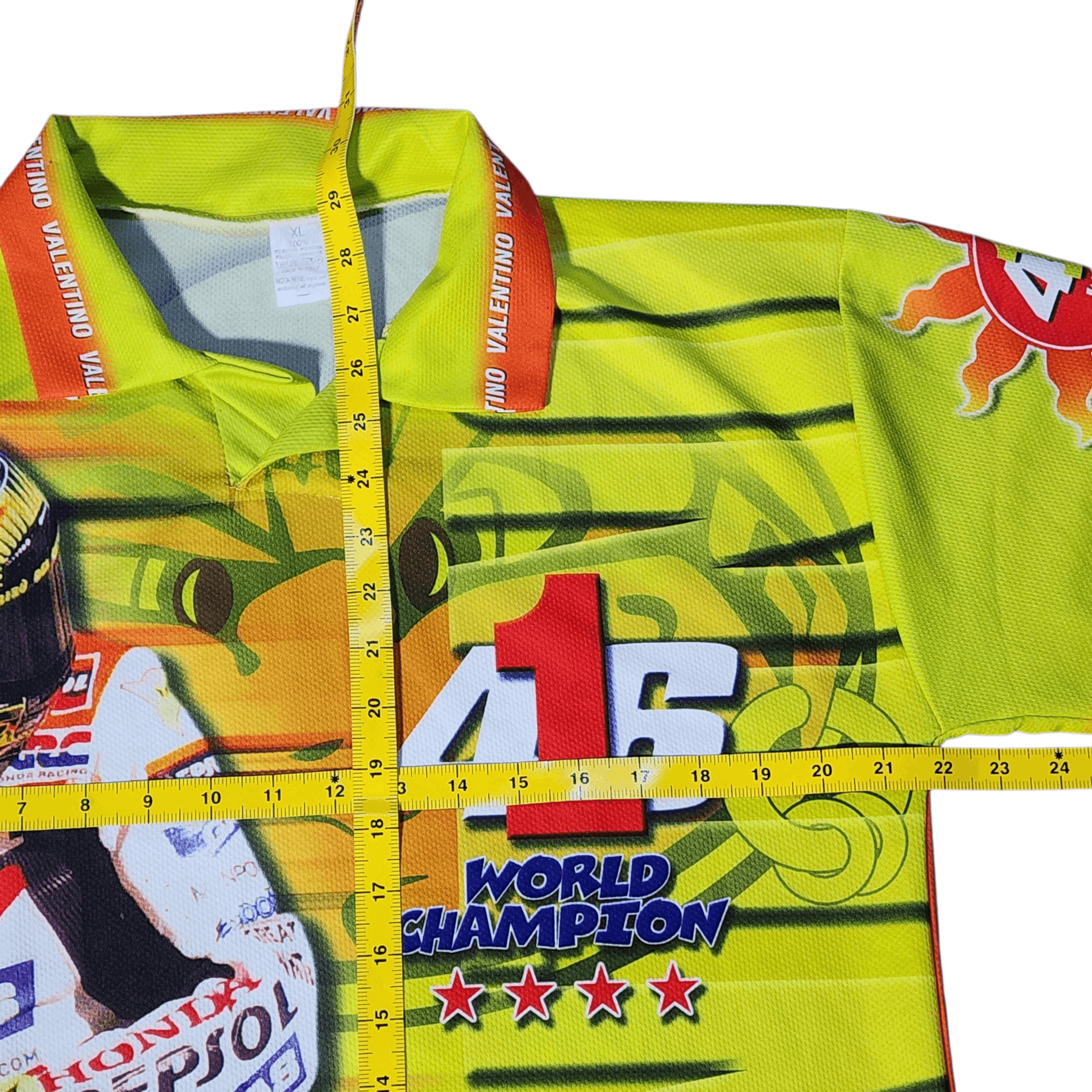 Vintage Vintage Jersey Valentino Rossi World Champion made in Italy Size US XL / EU 56 / 4 - 5 Thumbnail