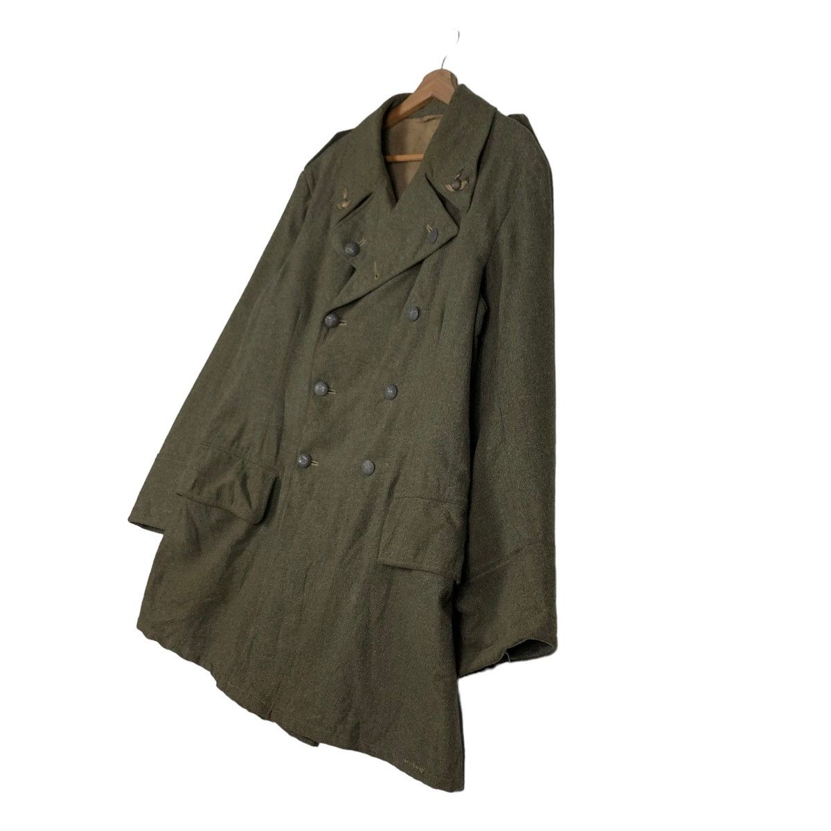 Vintage 🔥TRUE VINTAGE 1940 HEAVY LONG COATS JACKET WORLD WAR II Size US M / EU 48-50 / 2 - 3 Thumbnail