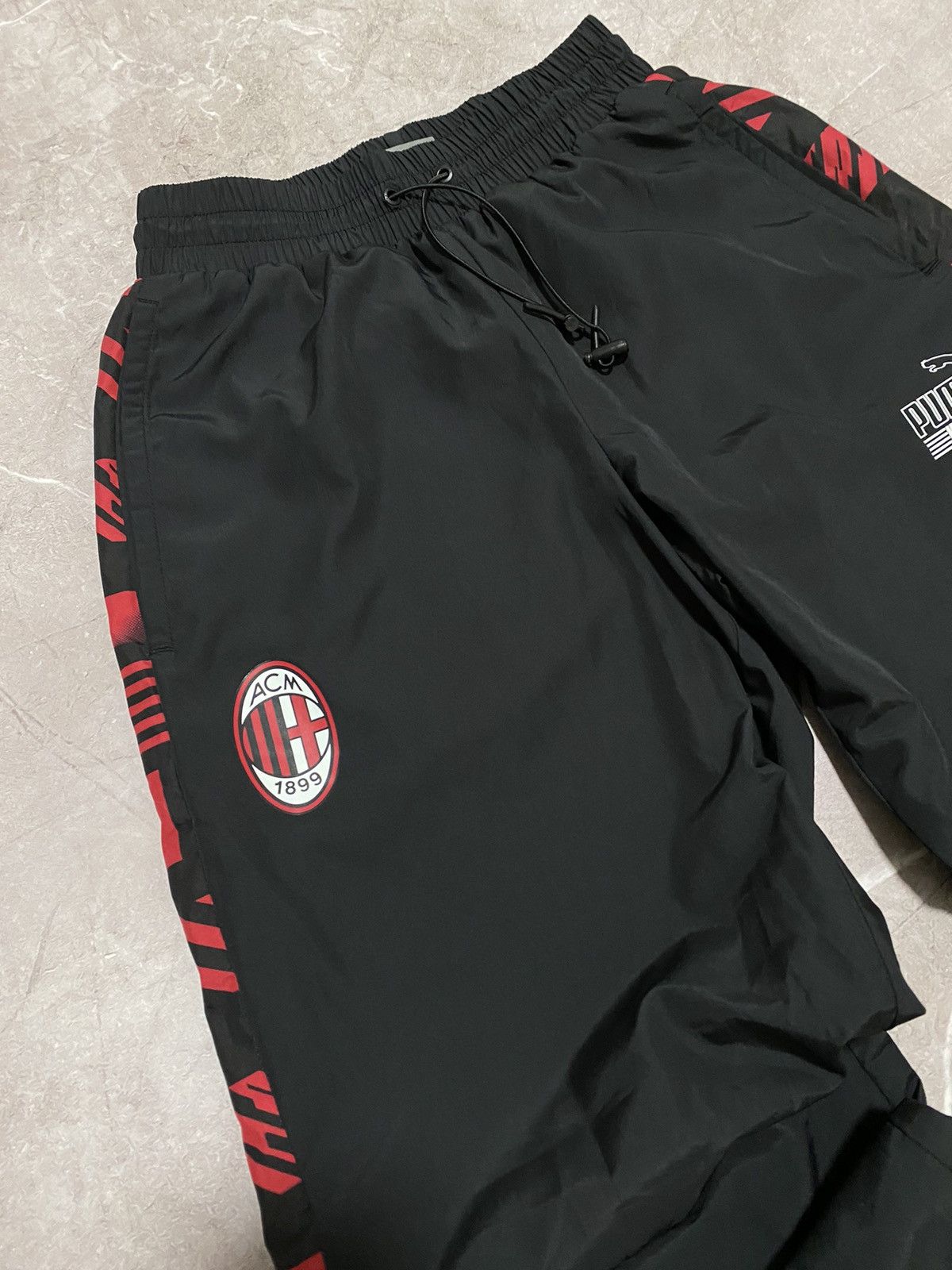 Puma Puma King AC Milan Soccer Football SweatPants Tracksuits Y2K Size US 30 / EU 46 - 4 Thumbnail