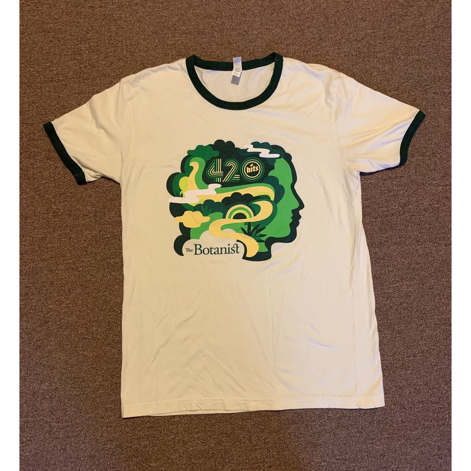 Next Level Botanist Garden Short Sleeve Cream T-shirt 420 Weed Men’s M Size US M / EU 48-50 / 2 - 1 Thumbnail