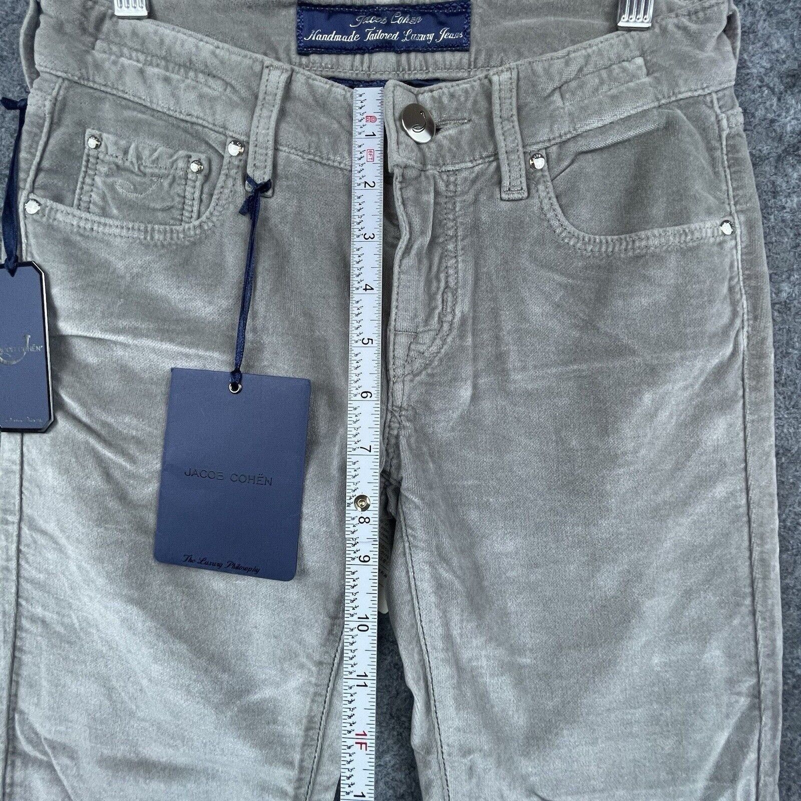 Jacob Cohen Jacob Cohen Pants Women 25 Grey Jocelyn Slim Velvet Trousers Size 25" / US 0 / IT 36 - 7 Thumbnail