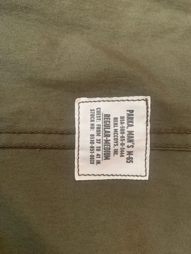 The Real McCoy's The Real McCoys Nissan M65 PARKA High Density Reflective C Size US M / EU 48-50 / 2 - 6 Thumbnail