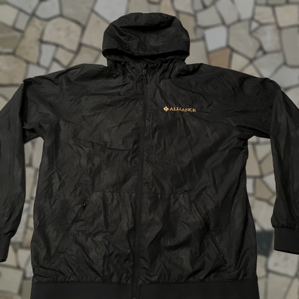 Logo 7 ALLIANCE Jacket Mens XL Black Full Zip Up vector logo Size US XL / EU 56 / 4 - 1 Thumbnail
