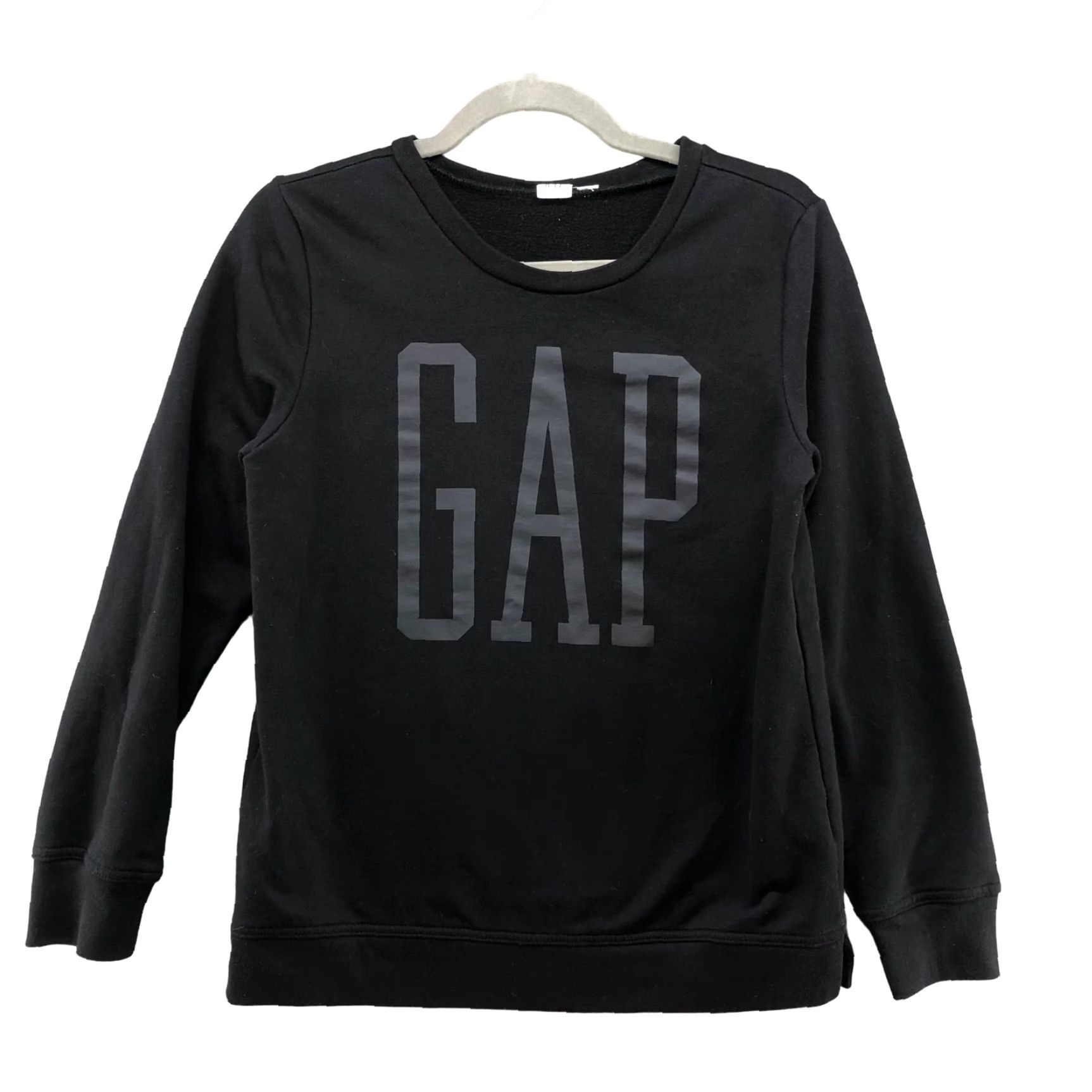Gap GAP Logo Sweatshirts 2 Piece Lot Womens XS Black Relaxed Lounge Pullover Size XS / US 0-2 / IT 36-38 - 2 Thumbnail
