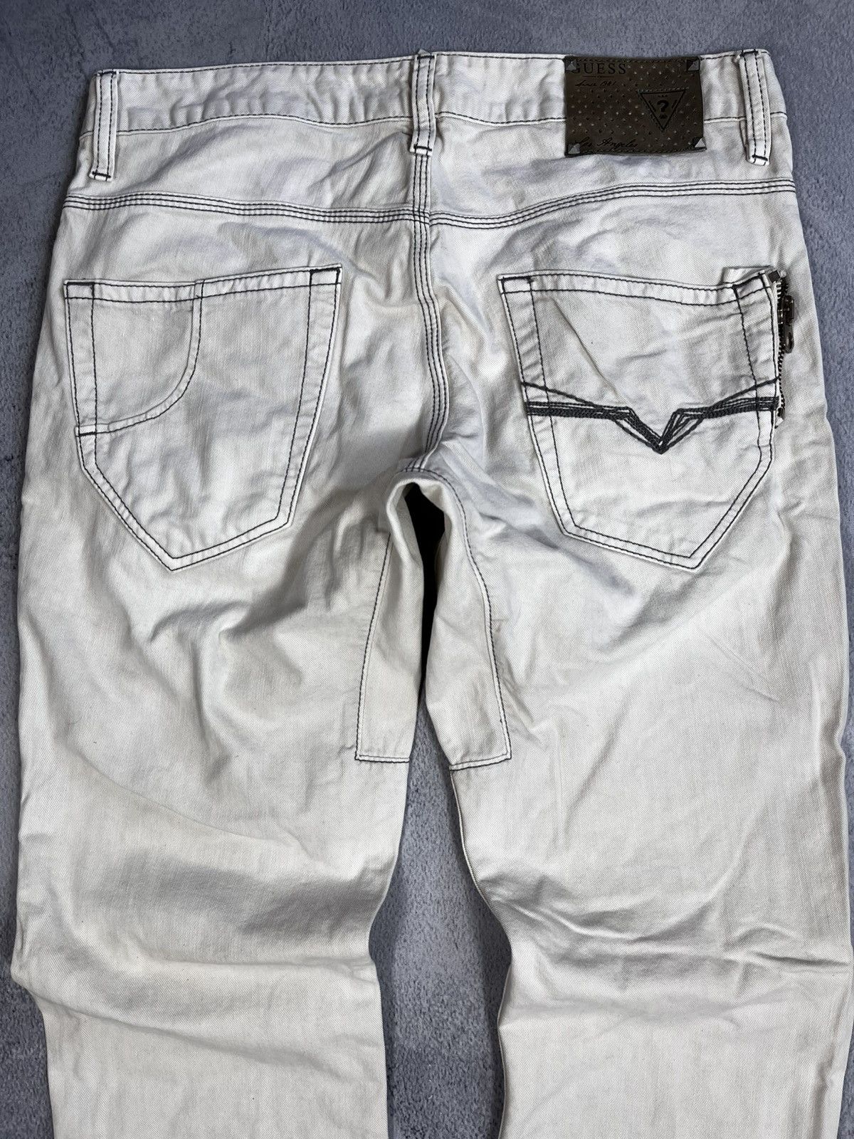 Guess Vintage Y2K Guess straight denim jeans streetwear 33 Size US 33 - 4 Thumbnail