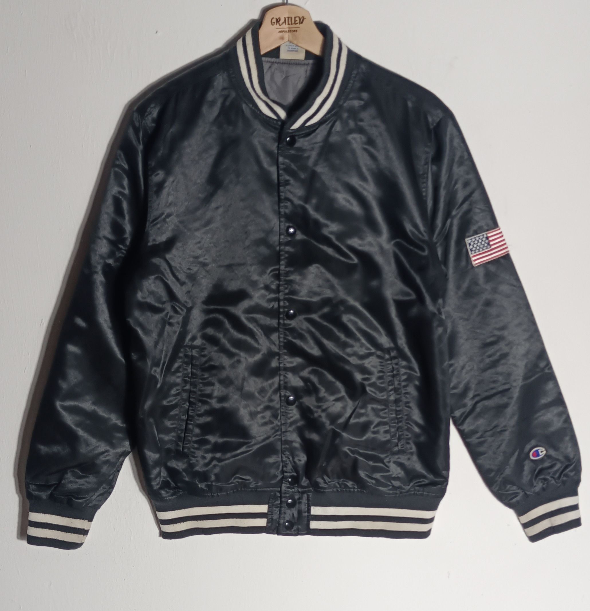 Champion Vintage Varsity Champion Satin Jacket Since 1919 USA Size US M / EU 48-50 / 2 - 1 Thumbnail