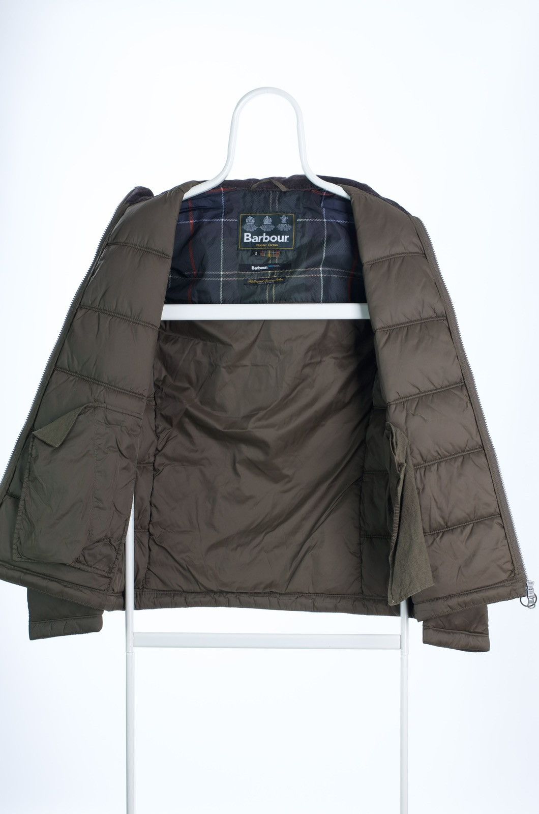 Barbour Barbour Leven Quilt Zip Light Bomber Jacket Green size S Size US S / EU 44-46 / 1 - 3 Thumbnail