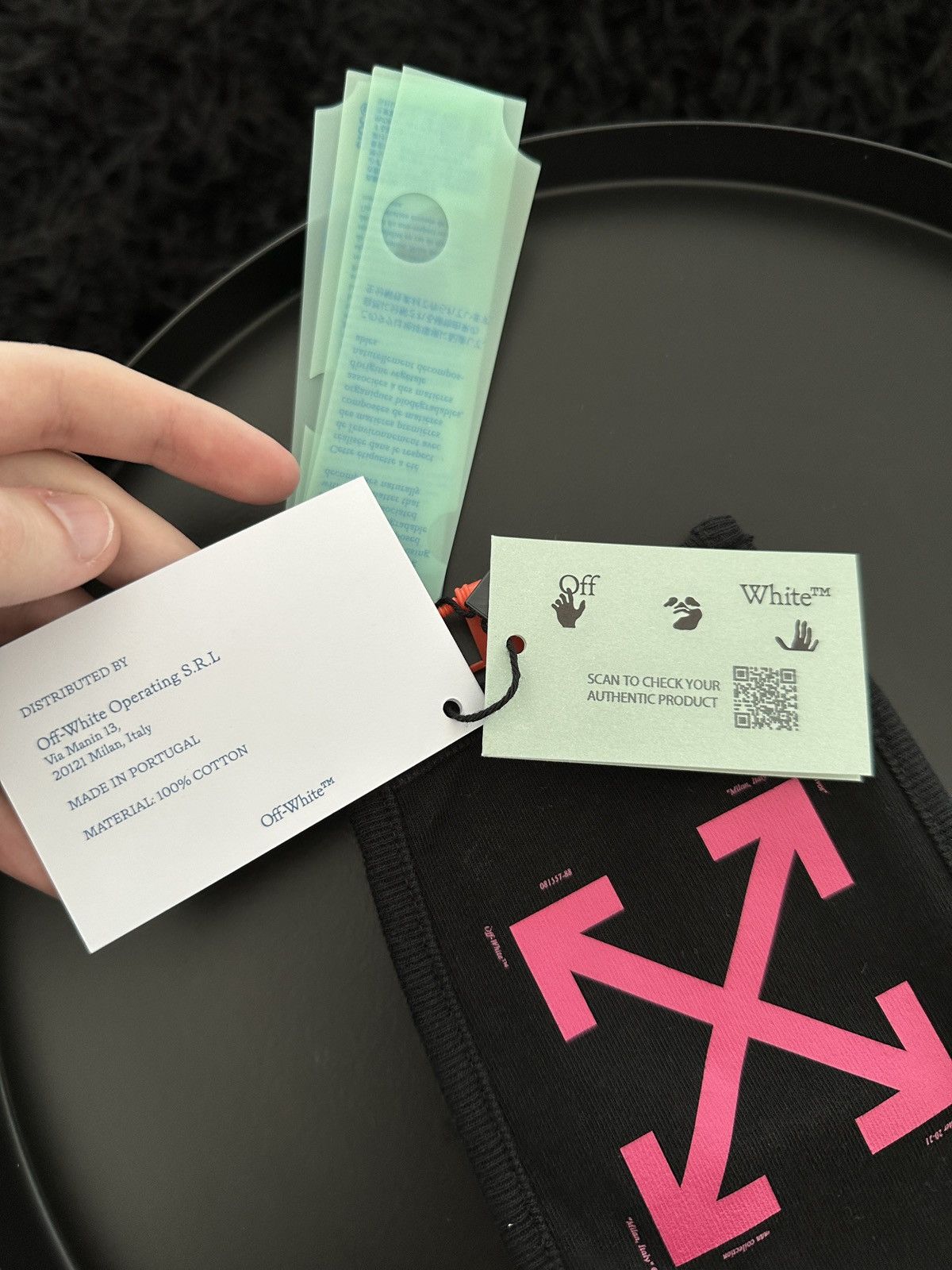 Off-White Off-White Mask Size ONE SIZE - 4 Thumbnail