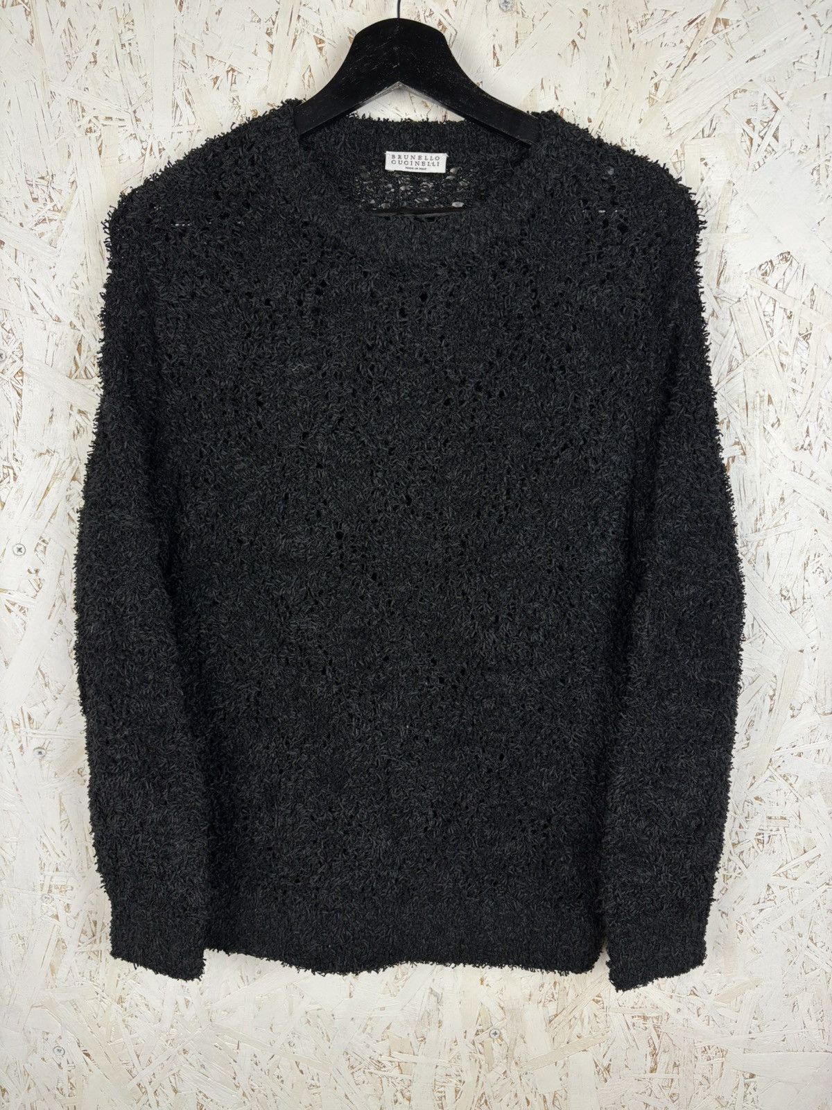 Brunello Cucinelli Brunello Cucinelli Textured Knit Fuzzy Sweater Sweatshirt Size S / US 4 / IT 40 - 1 Thumbnail