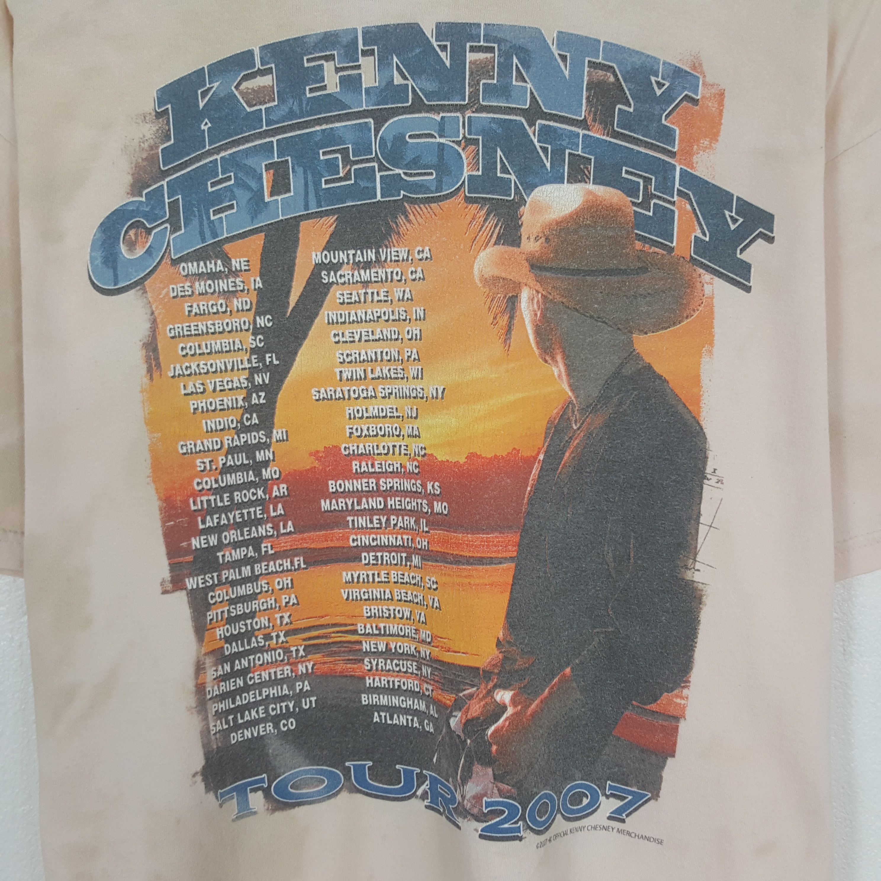 Other Vintage Kenny Chesney Flip Flop Summer 2007 Tshirt Size US L / EU 52-54 / 3 - 5 Thumbnail
