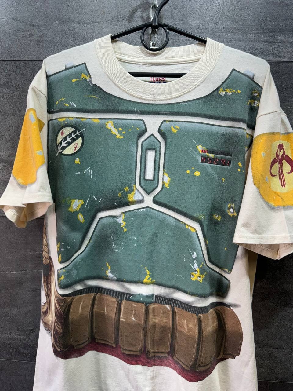 Vintage Hanes Disneyland Star Wars Boba Fett Front and Back Shirt Size US M / EU 48-50 / 2 - 4 Thumbnail