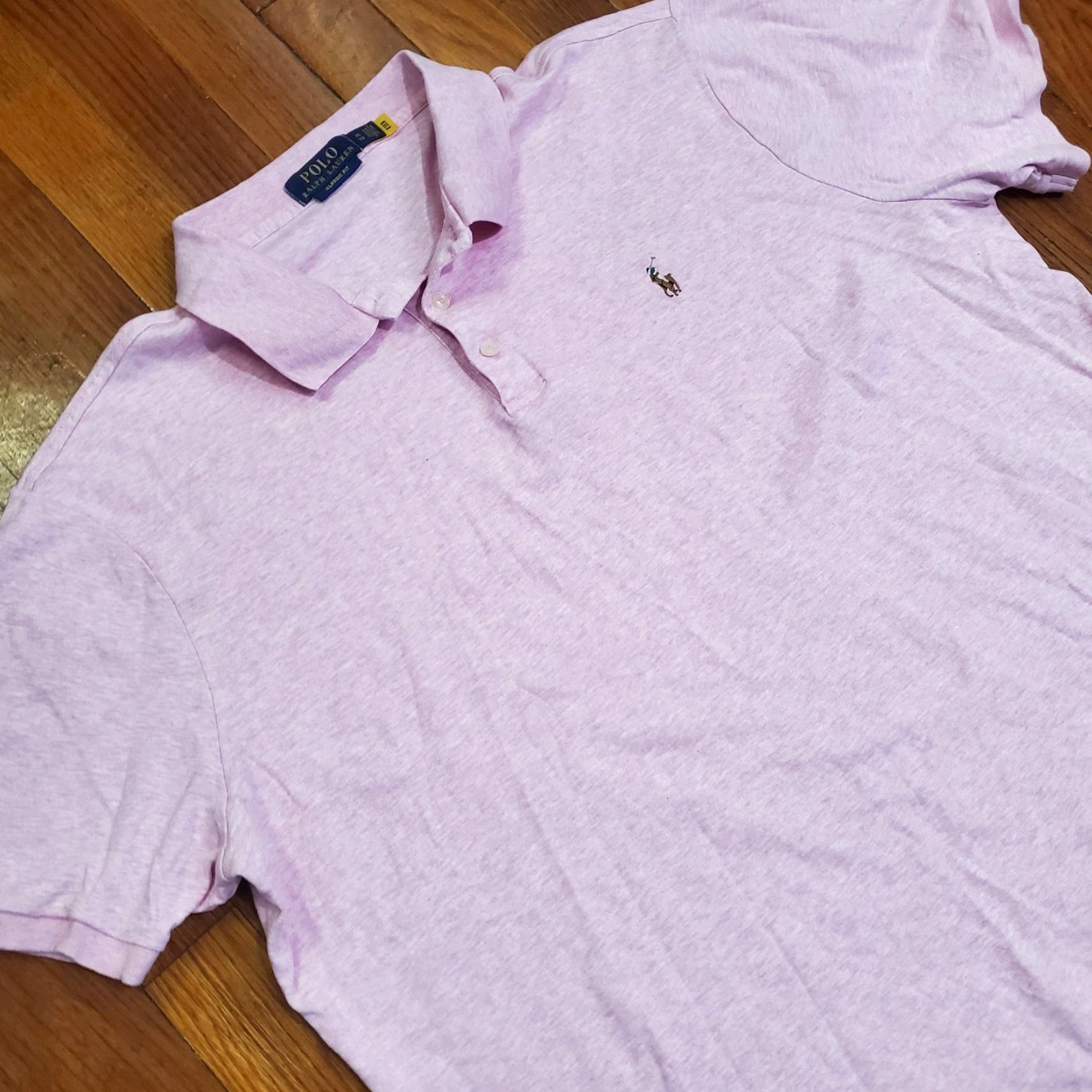 Polo Ralph Lauren Polo Ralph Lauren Polo Shirt Mens XL Purple Classic Fit Pony Logo Casual Size US XL / EU 56 / 4 - 2 Thumbnail