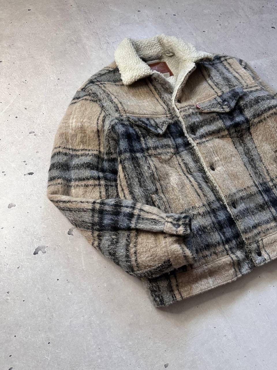 Levi's × Vintage Levi’s Sherpa Old Money Jacket M Men Relaxed Fit Wool Blend Size US M / EU 48-50 / 2 - 3 Thumbnail