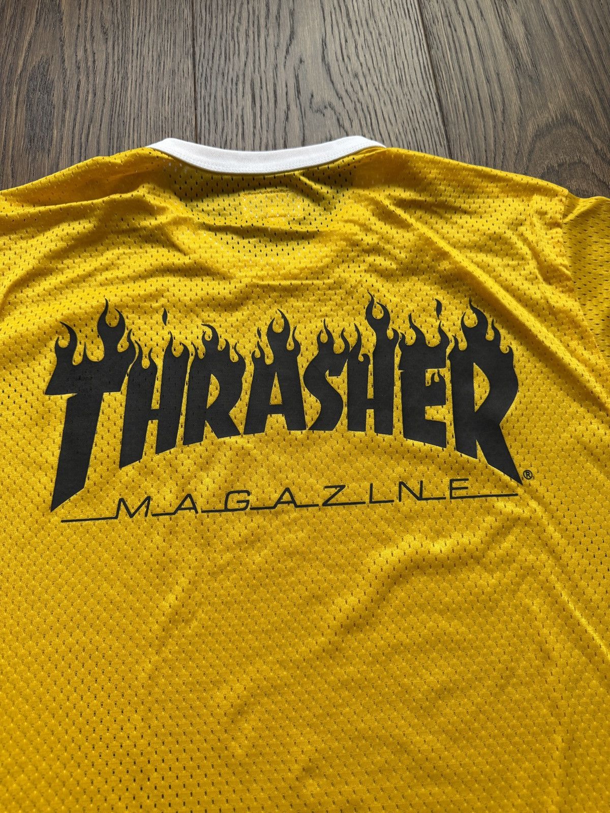 Supreme × Thrasher Supreme x Thrasher SS15 Mesh Ringer Jersey Size US M / EU 48-50 / 2 - 7 Thumbnail