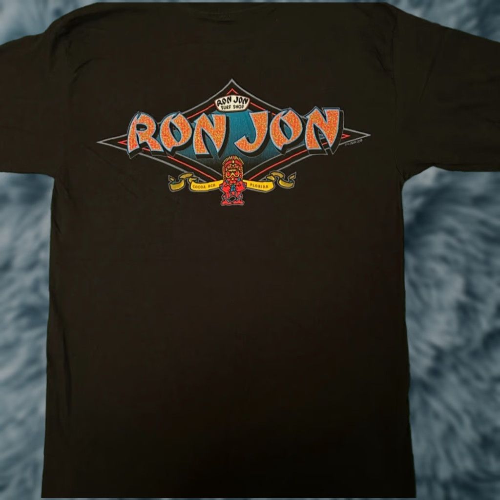Ron Jon Surf Shop VINTAGE Ron Jon Surf Shop Shirt Mens Medium Black 80s 90s Florida Surf Skater 1996 Shirt Mens Size US M / EU 48-50 / 2 - 1 Thumbnail