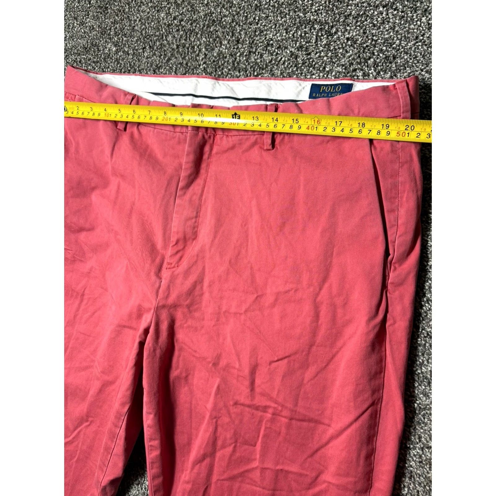 Polo Ralph Lauren Polo Ralph Lauren Chino Pants Mens 40x32 Pink Cotton Blend Stretch Straight Fit - Vintage - Business Casual Size US L / EU 52-54 / 3 - 4 Thumbnail