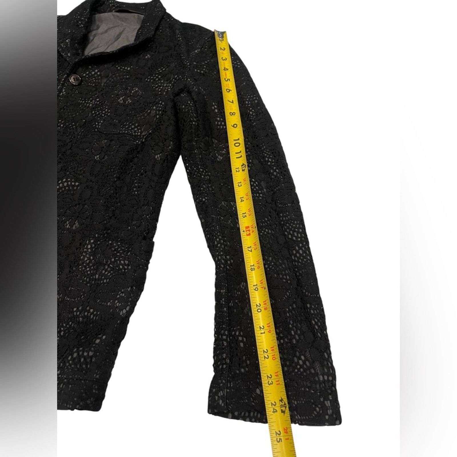 Comme des Garcons COMME des GARCONS HOMME PLUS Lace Tailored Jacket Size M / US 6-8 / IT 42-44 - 5 Thumbnail