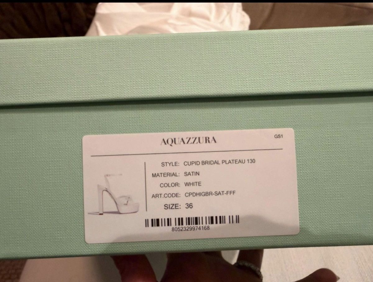 Aquazzura Aquazzura-Bridal White Satin Heels Size US 6 / IT 36 - 5 Thumbnail