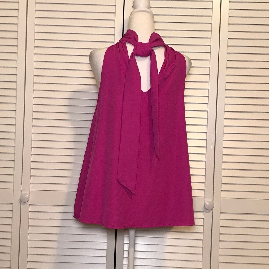 Other The Mint Julep Boutique Y2K Magenta Mock Neck Sleeveless S Size S / US 4 / IT 40 - 2 Thumbnail