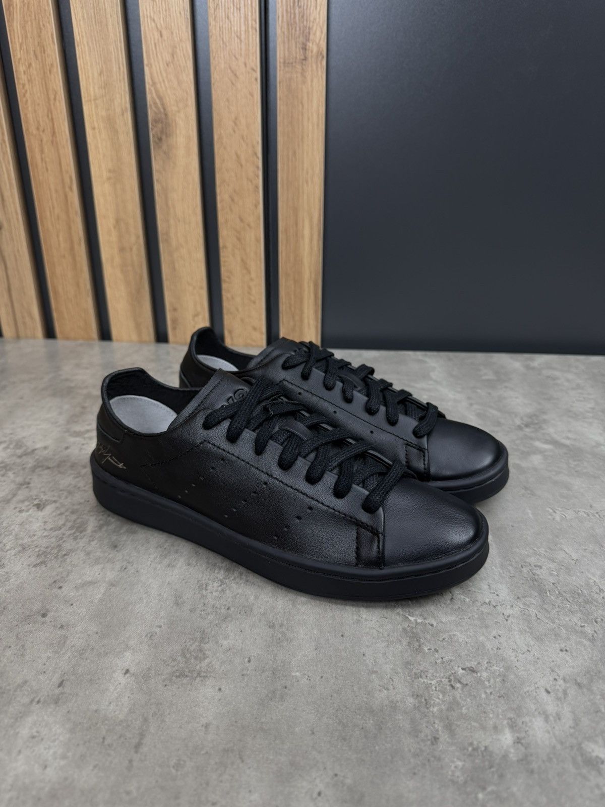 Y-3 Adidas Y-3 Stan Smith Black Size US 6.5 Size US 6.5 / EU 39-40 - 5 Thumbnail