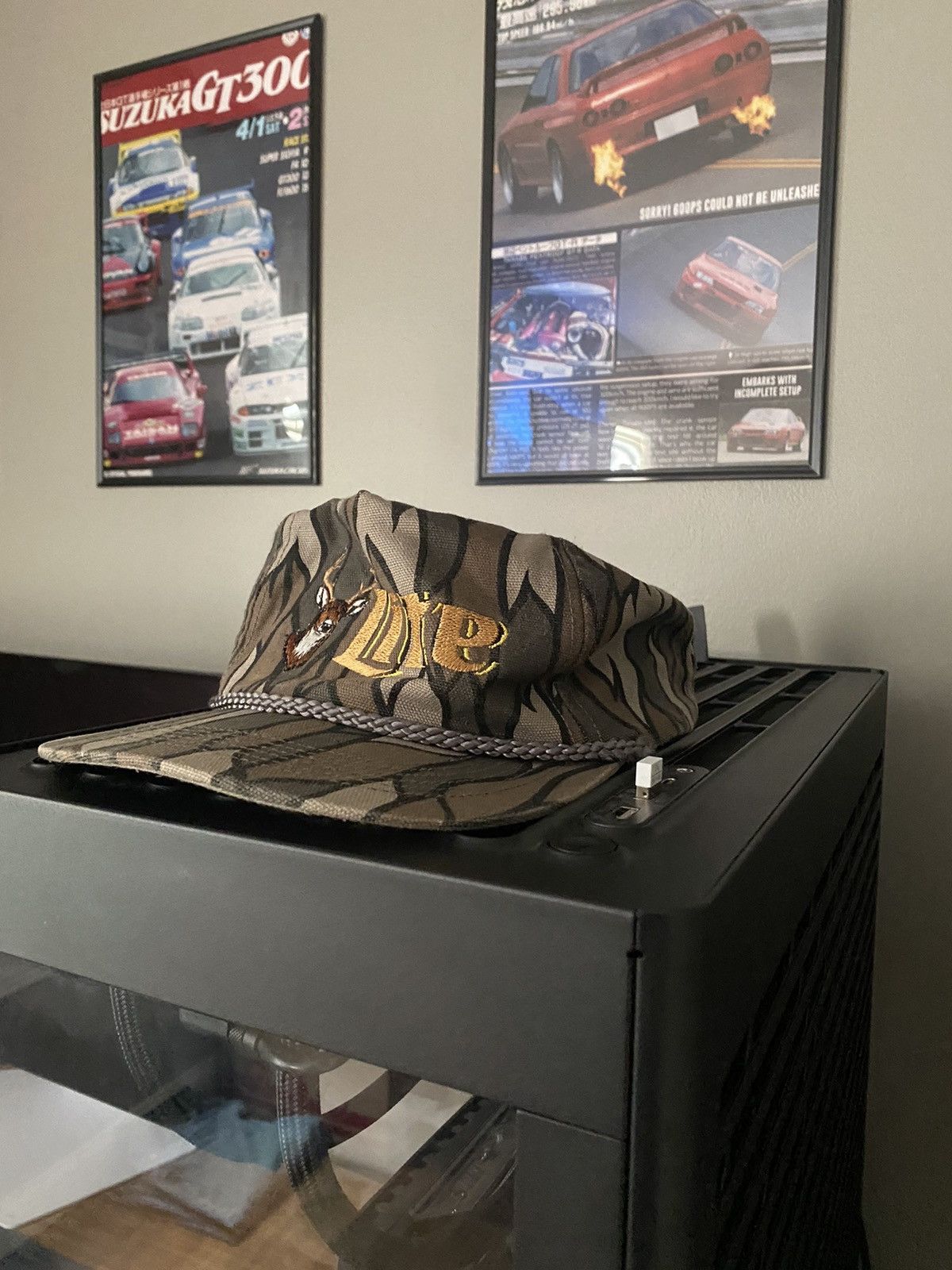 Vintage RARE Miller Lite Whitetail Camo Rope Hat Size ONE SIZE - 6 Thumbnail