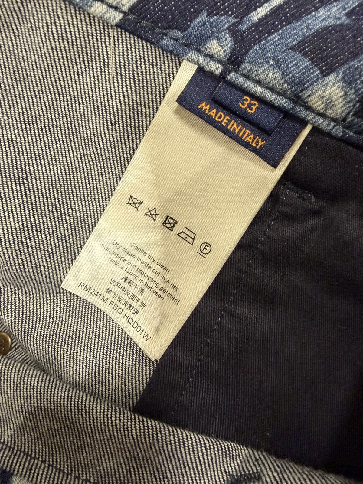 Louis Vuitton Louis Vuitton Monogram Printed Jeans NEW 2300$ Size US 33 - 8 Thumbnail