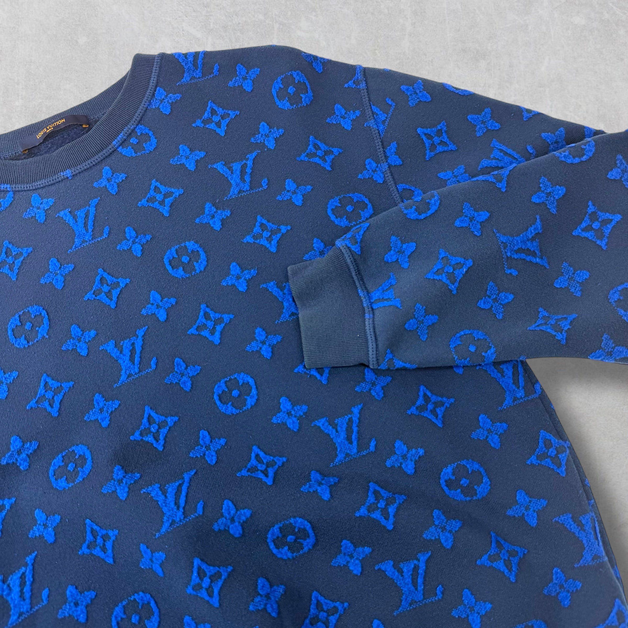 Louis Vuitton Louis Vuitton Monogram Jacquard Crewneck Sweater M Size US M / EU 48-50 / 2 - 4 Thumbnail