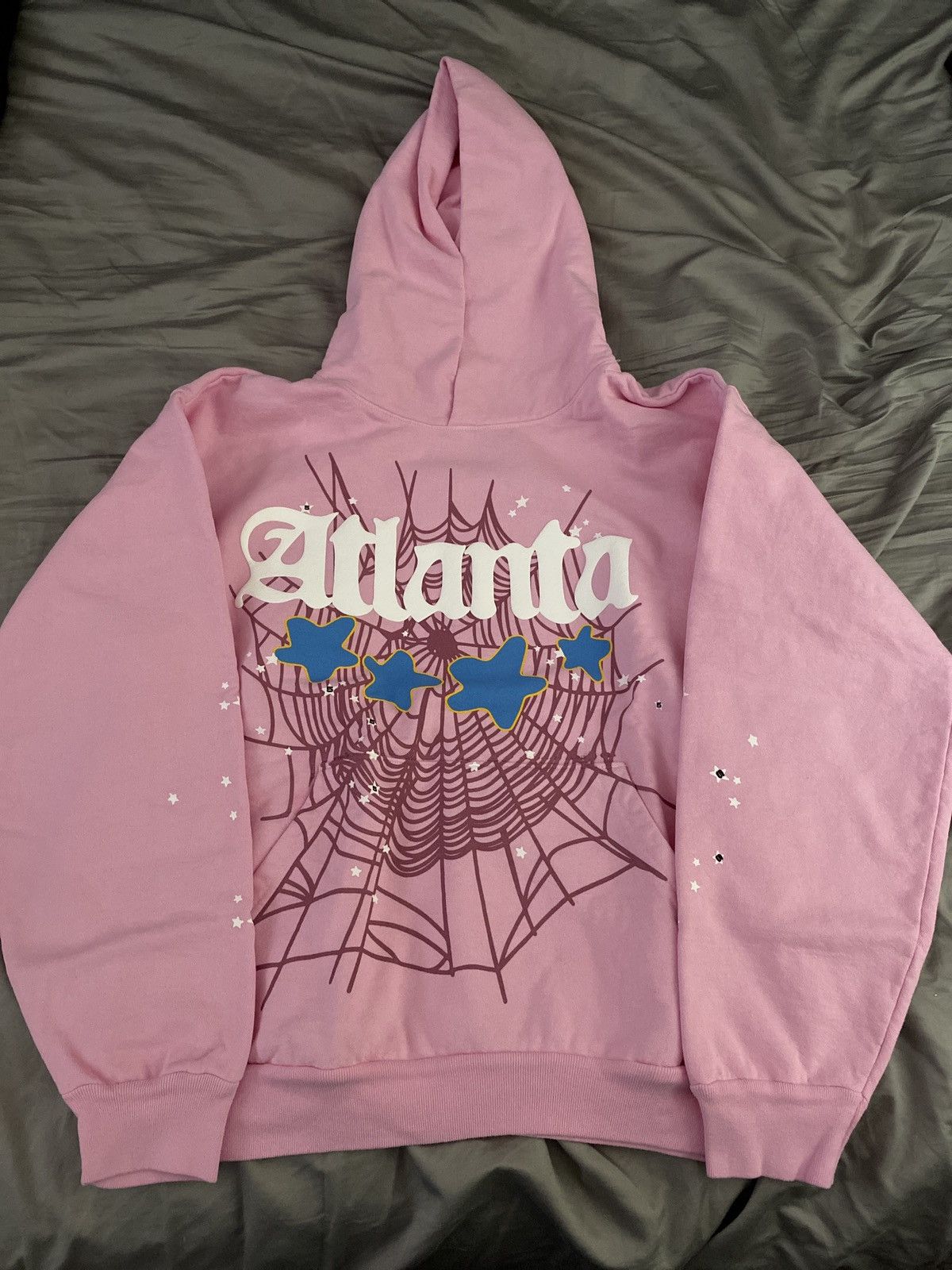 Spider Worldwide Sp5der Atlanta Hoodie “Pink” | Grailed