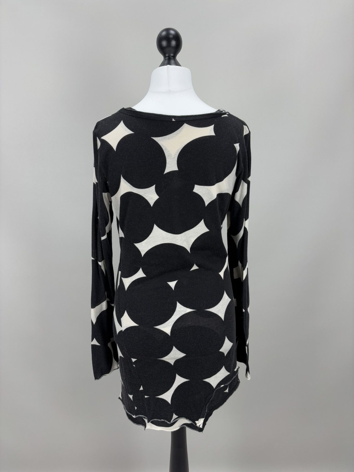 Japanese Brand × Rundholz Womens dress Rundholz Black Label Size M Color White/Black Size M / US 6-8 / IT 42-44 - 7 Thumbnail
