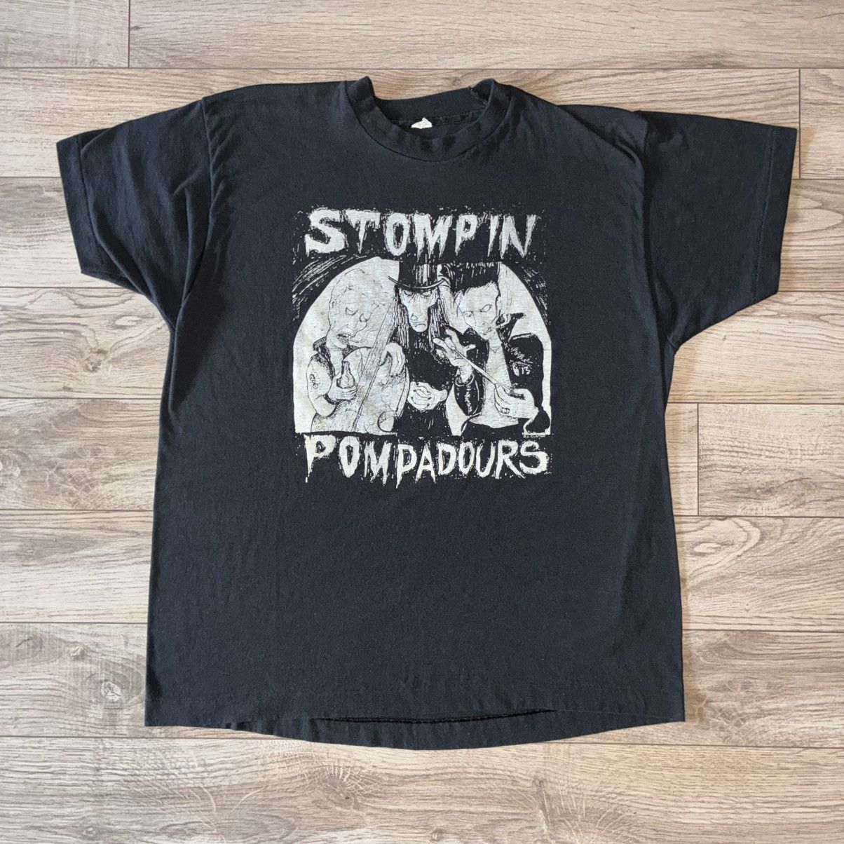 Other 90s Stompin Pompadours grunge band tee Size US L / EU 52-54 / 3 - 1 Thumbnail