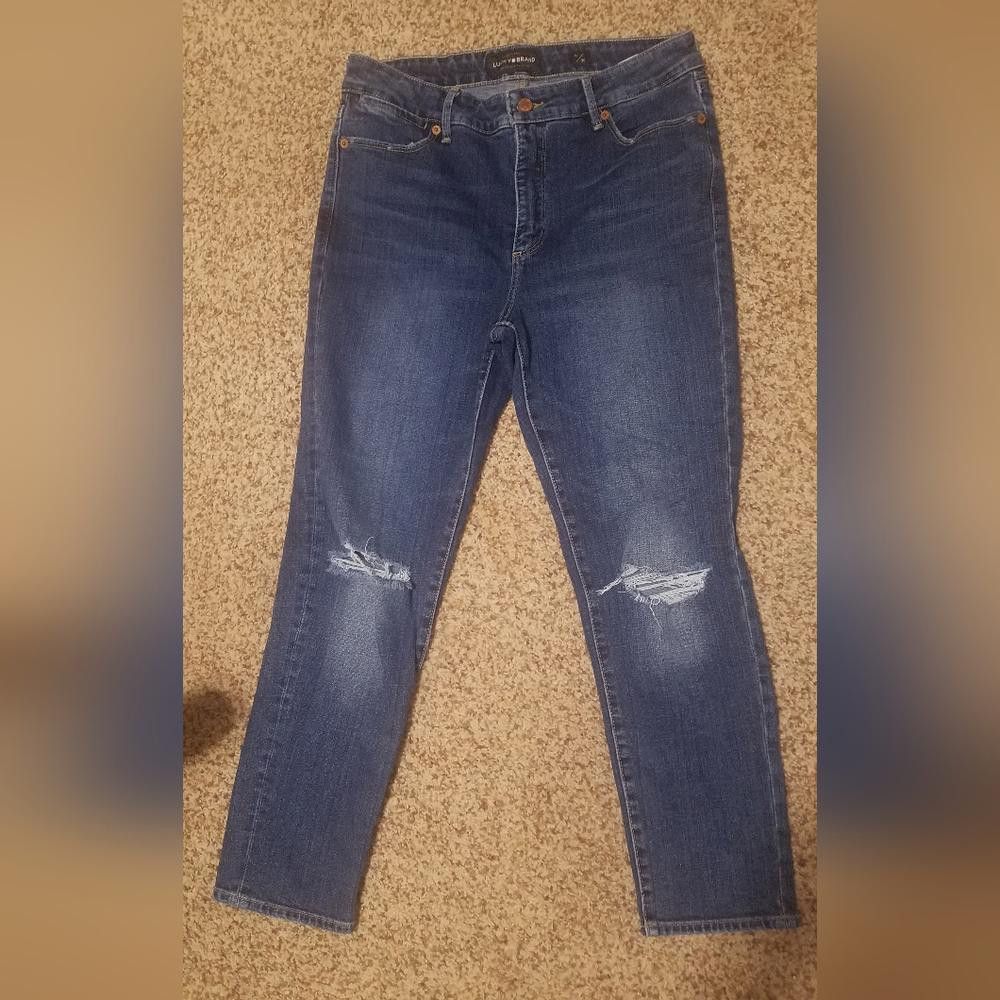 Lucky Brand Lucky Brand Classic Blue Women's Jeans Size 10/30 Size 32" / US 10 / IT 46 - 2 Thumbnail
