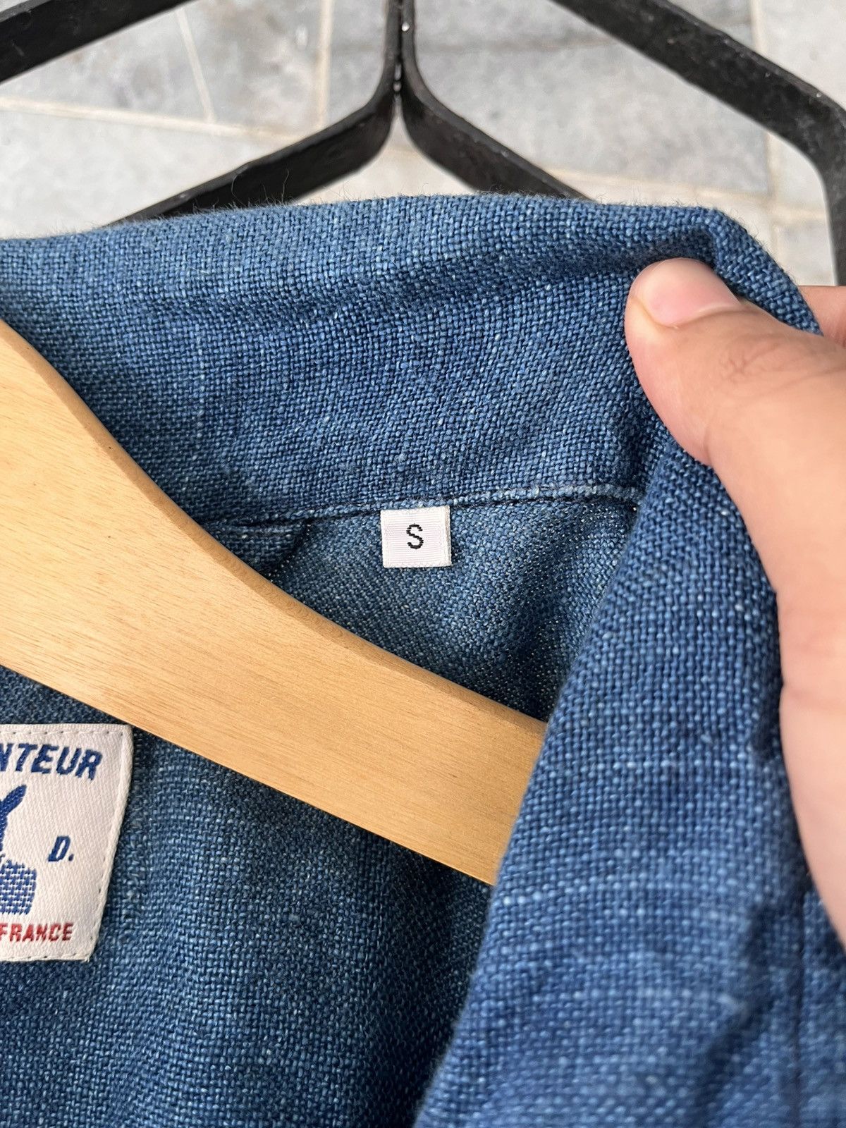 Arpenteur Arpenteur Villefranche Work Jacket Blue Denim Size US XL / EU 56 / 4 - 3 Thumbnail